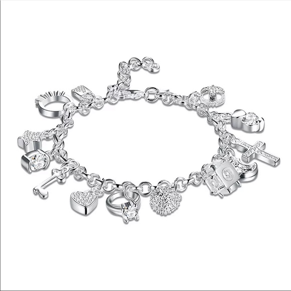 BEST WISHES ♡ Silver Bracelet GIFT - Picture 2 of 10